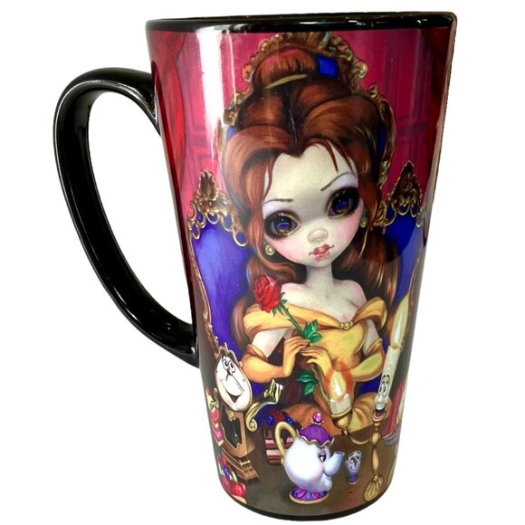 COPY - Disney WonderGround Gallery Belle TALL Coffee Cup/Mug by Jasmine Becket … - Picture 3 of 15